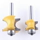 thumbnail image 5 of 2 Uds Brocas de Enrutador de Cojinete Semiredondas Vástago de 8mm, Juego de Brocas de Enrutador Bullnose con Brocas de Fresa con Punta de Carburo C3 Sunnimix Broca para rebordear rebordes, 5 of 8