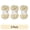 Gold Frost, variant on (3 pack) Faux Fur Yarn by Loops & Threads - Yarn for Knitting - Crochet - Weaving - and Arts & Crafts - Black - Polyester - 10.5 oz