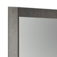 thumbnail image 2 of Benjara Rectangular Mirror with Faux Concrete Frame, Gray, 2 of 5