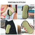 thumbnail image 6 of Cauagu Sea Turtle Pattern Unisex Glasses Case,Zipper Protective Fabric Sunglass Case with Clip Soft Case Horizontal Protective Pouch for Sunglasses Eyewear, 6 of 6
