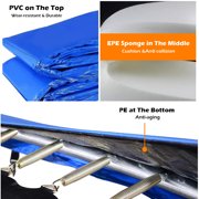 Topbuy 15 FT Round Trampoline Replacement Safety Pad Spring Frame Edge Cover Blue