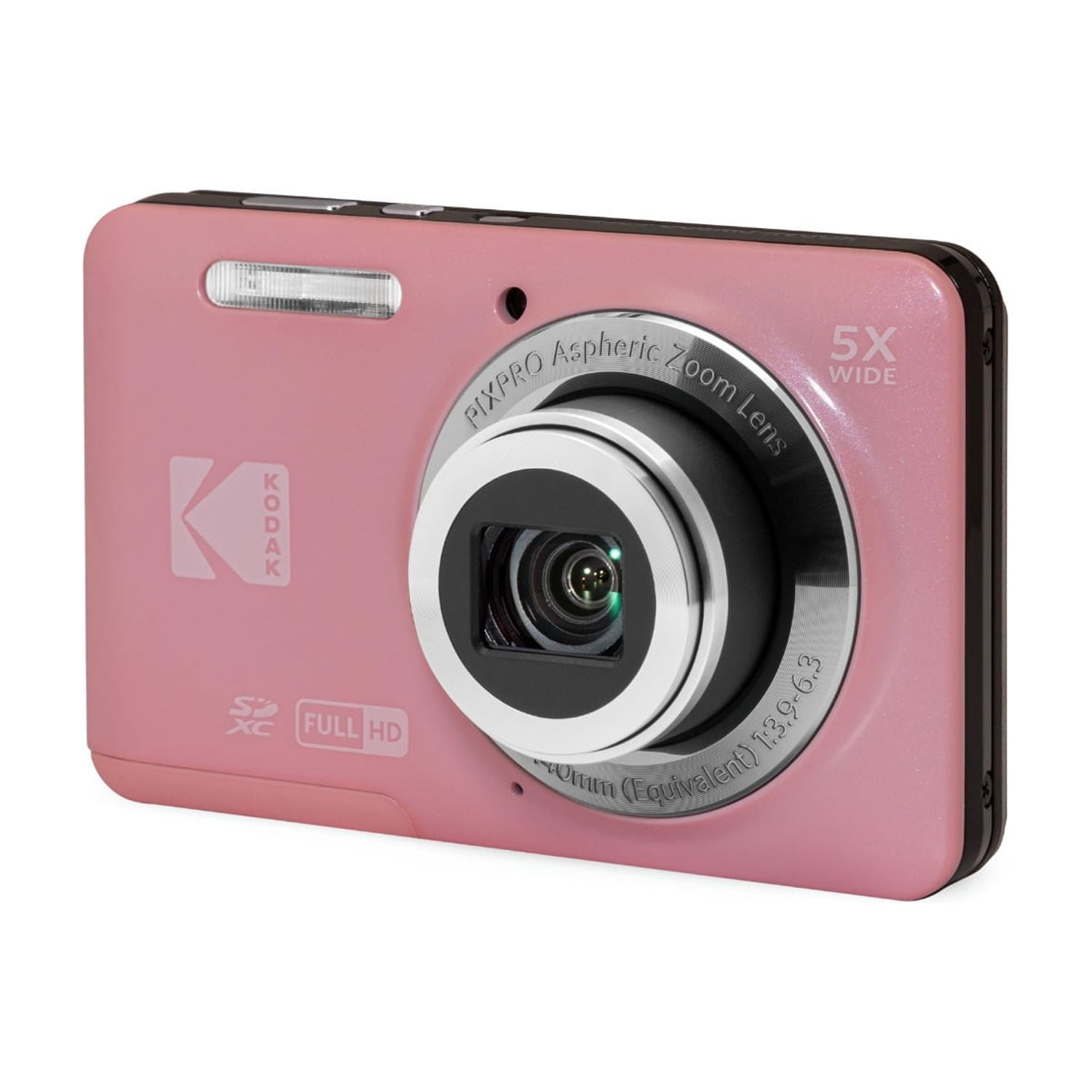 Kodak PixPro Friendly Zoom FZ55 16MP 1080p Full HD Digital Camera (Pastel Pink)