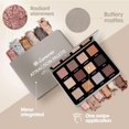 thumbnail image 2 of Paleta de sombras de ojos Lamora Nude Neutral 12 tonos con espejo, 2 of 9