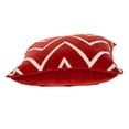 thumbnail image 2 of Parkland Collection Onyx Contemporary Orange Pillow Cover With Poly Insert, 2 of 4