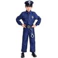thumbnail image 1 of Disfraz de policía para niños tallas S a XL Disfraz de Halloween Disfraz de policía para niños y niñas Disfraz de policía para niños, 1 of 6