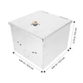 thumbnail image 2 of Shisuyan Stainless Steel Outlet Box Metal Socket Box Anti-theft Outlet Box Protective Socket Box with Lock, 2 of 8
