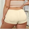 thumbnail image 4 of Women Underwear Cotton Seamless Panties High Waist, Woman Solid Color Shapewear Pant Fake Hip Pants With Sponge Waist Pad Sexy Briefs, 4 of 8
