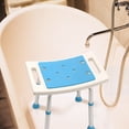 Health Line Shower Chair Stool Seat, Adjustable Padded Bench for