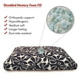 thumbnail image 2 of Majestic Pet | Plantation Shredded Memory Foam Rectangle Pet Bed For Dogs, Removable Cover, Navy Blue, Medium, 2 of 5