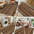 thumbnail image 6 of Farm Brown Wood Grain Area Rugs 4x6 ft Country Style Rustic Wooden Texture Washable Rug Non Slip Indoor Carpet Absorbent Floor Mat for Living Room Bedroom Dining Room, 6 of 9