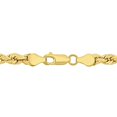 thumbnail image 4 of Mens Rope Chain Bracelet in 14K Yellow Gold (9.0 inches), 4 of 5