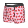 thumbnail image 5 of Goofa Hand Drawn Strawberry Printed Men's Boxer Briefs Underwear, Moisture-Wicking Underwear, Trunk,Soft and Breathable Cotton Underwear-Small, 5 of 9