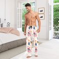 thumbnail image 6 of FORMRS Mens Pajama Pants with Pockets Sleepwear Lounge Bottoms Sizes S-2XL, Blue Christmas Santa, 6 of 7