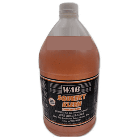 Squeeky Kleen Industrial Citrus Cleaner Degreaser 1 Gallon - For Automotive Engines & Heavy Duty Surfaces