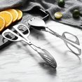 thumbnail image 4 of Pinzas para ensalada (2 uds.), pinzas de acero inoxidable resistentes, pinzas para ensalada para servir, pinzas para servir pequeñas, pinzas de cocina perfectas, 4 of 5