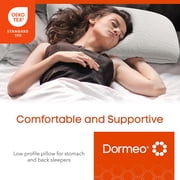 Dormeo True Evolution Bed Pillow Low Profile Standard Cooling Pillow with Octaspring Technology
