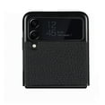 thumbnail image 2 of Allytech Galaxy Z Fold 3 Case with Stand, Premium Synthetic Leather Kickstand Slim Lightweight Shockproof Protective Case Cover for Samsung Galaxy Z Fold 3, Black, 2 of 5