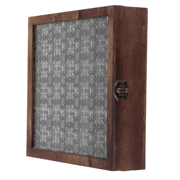 ETEREAUTY Coffee Color Wood Tea Storage Box Multi Compartment Organizer for Tea Bags