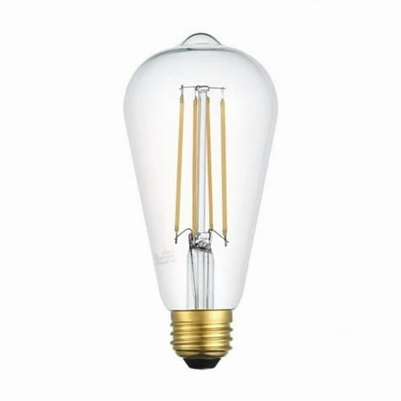 3000K LED Filament 6 watts 600 Lumens ST18 Light Bulb - Pack of 6
