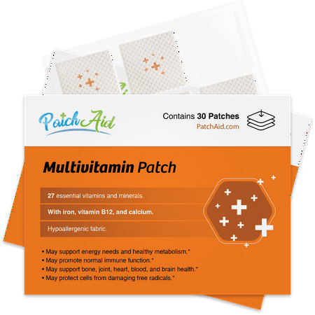 MultiVitamin Plus Topical Patch by PatchAid (6-Month Supply)