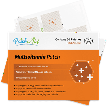 MultiVitamin Plus Topical Patch by PatchAid (6-Month Supply)