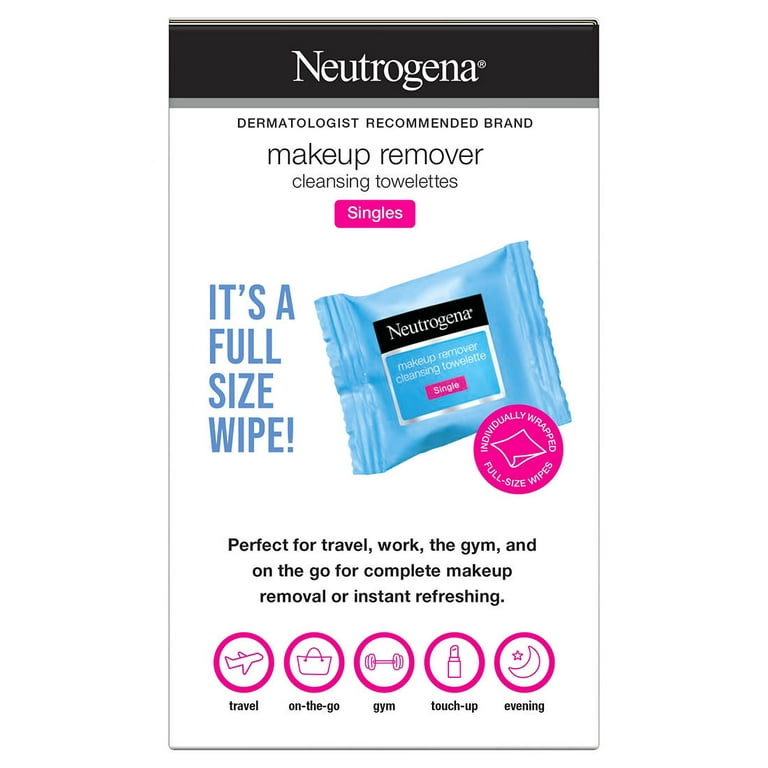 tirsdag komplikationer Initiativ Neutrogena Makeup Remover Cleansing Towelettes & Face Wipes, 132 ct. -  Walmart.com