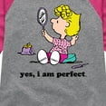 thumbnail image 3 of Peanuts - Yes I Am Perfect Sally - Toddler & Youth Girls Raglan Graphic T-Shirt, 3 of 5