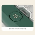 thumbnail image 3 of Guardoinrt Restaurant Timed Fresh Rice Bucket Easy To Store Doesn T Up Space Time Keeping Press Rice Bucket green 5kg, 3 of 6