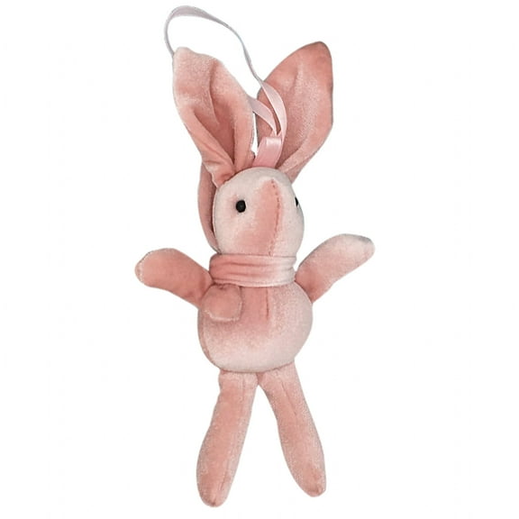 VerPetridure Wishing Rabbit Bouquet Accessories Rabbit Plush Pendant Light Pink Plush Pendant Rabbit Doll Valentine's Day Pendant Flower Decoration Gift