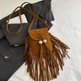 thumbnail image 4 of gcong Elegant Fringe Beaded Square Messenger Bag Versatile Crossbody Shoulder Handbag for Women Daily Use, 4 of 7