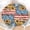 Autumn-american Flag, variant on Fall Floral Round Fitted Tablecloth with Elastic Edge,Water-Resistant Spring Summer Orange Wildflower Leaf Table Cover for 40-44" Found Tables Autumn Thanksgiving Table Cloth for Dinner,Outdoor,Patio