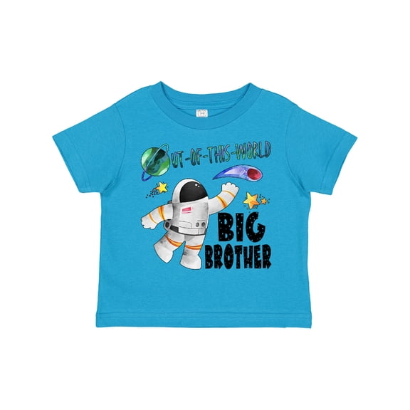 Inktastic Out of This World Big Brother Astronaut in Space Boys Toddler T-Shirt