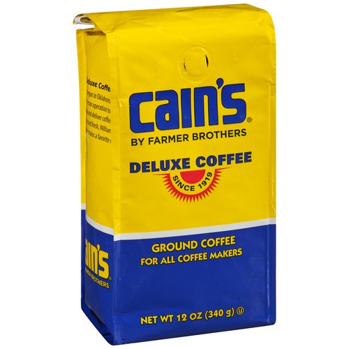 Cain's Deluxe Ground Coffee, 12 oz