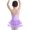Lavender, variant on DPOIS Girls Sequined Camisole Ruffle Ballet Tutu Skirted Kids Leotard Dance Wear