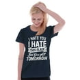 thumbnail image 3 of Hate This Place See You Tomorrow Men's Graphic T Shirt Tees Brisco Brands X, 3 of 4