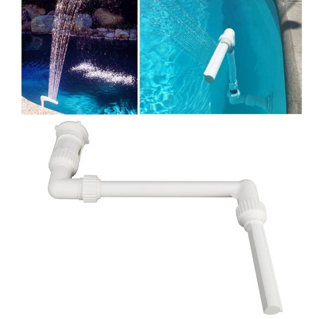 Fuente de la Cascada de la Piscina, Rociador de la Fuente de Piscina estable Ajustable 3 piezas para la fuente de piscina para el jardín al aire libre cascada