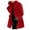 Red Jackets, variant on DUMUIELD Women's Winter Pea Coat Single Breasted Long Sleeve Overcoat with Hood Ladies Casual Wool Blend Trench Coat Jacket