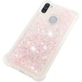 thumbnail image 6 of Compatible with Samsung Galaxy A11 Case Glitter Liquid Cute Clear Phone Case Floating Quicksand Shockproof Protective Bumper Silicone Soft TPU Case for Samsung Galaxy A11 Star Pink YB, 6 of 14