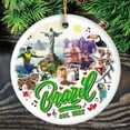 thumbnail image 6 of Culturally Artistic Brazilian Christmas Ornament, Keepsake Souvenir and Gift of Brazil, 6 of 6