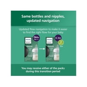 Philips AVENT Glass Natural Baby Bottle with Natural Response Nipple, Clear, 4oz, 4pk