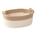 thumbnail image 4 of Cesta de Cuerda de Algodón Macarena con Asas Caqui, 4 of 8
