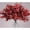 Red, variant on 6 Bundles 14.5" Artificial Greenery Stems – Fake Lucky Bamboo Leaves, UV Resistant Plastic Shrubs for Window Box, Garden, Patio & Indoor Decor (Light Green)