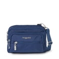 thumbnail image 1 of Baggallini Bolso bandolera pequeño con triple cremallera para mujer - Riñonera convertible de 8x6 pulgadas - Ligero resistente al agua, 1 of 5