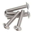 thumbnail image 3 of Kit de Vis à Tête Boutonnée, Prévention Chimique A2-70 Boutons en Acier Inoxydable Douille Roulement Plus Large Look Parfait pour la Construction, 3 of 8