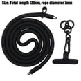 thumbnail image 2 of 1Pcs Universal  Rotatable Clasp 120cm Long Safety Rope Climbing Crossbody Phone Strap Neck Band Cord Chain Mobile Phone Lanyard 03, 2 of 8