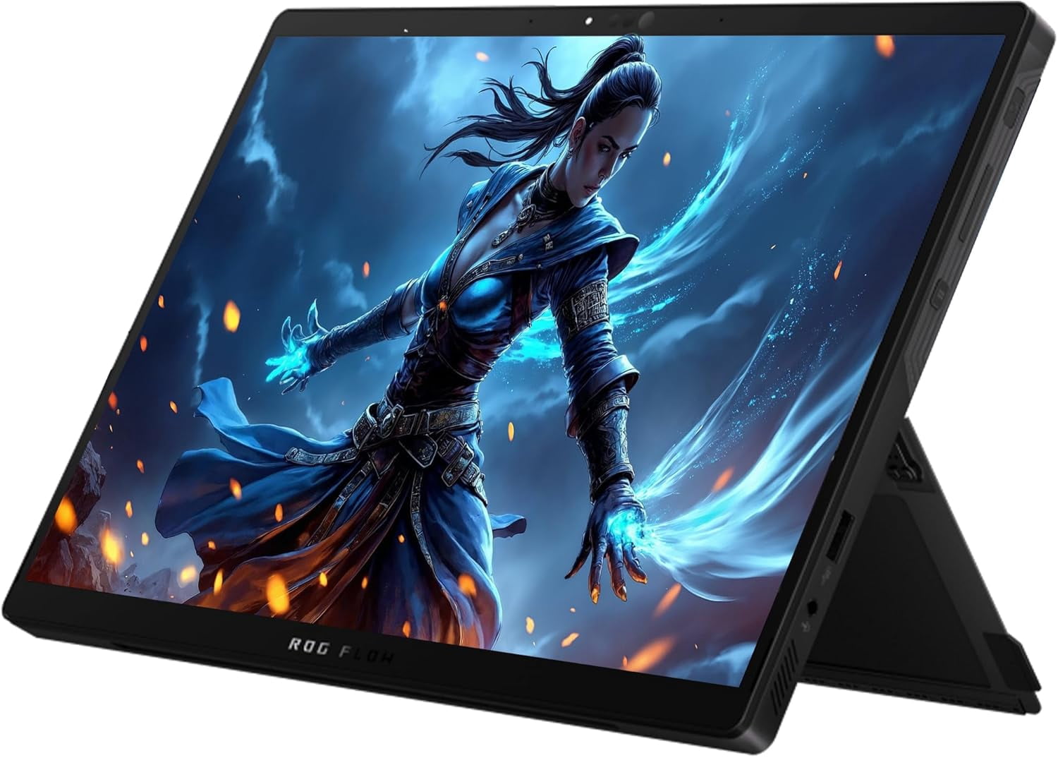Asus ROG Flow Z13 2-in-1 Gaming Laptop, AMD Ryzen AI MAX 390, 32 GB LPDDR5x RAM, 1 TB PCIe SSD, 13.4'' 2.5K (2560x1600) 180Hz Touchscreen, AMD Radeon Graphics, 1-Zone RGB Keyboard, W11 Pro, OffBlack