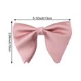 thumbnail image 2 of Men Big Bow Ties, Classic Solid Bowtie Adjustable Formal Neck Bowtie Tux Bowtie For Men Wedding Party Accessories, 2 of 7