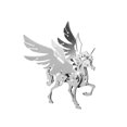 thumbnail image 1 of Kit de maqueta 3D de metal FILASLFT, pequeño unicornio mecánico, 1 of 7