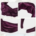 thumbnail image 3 of Bandas anchas anudadas brillantes para la cabeza, diadema para mujer, aro para el cabello, púrpura, 3 of 7