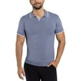 thumbnail image 5 of X RAY JEANS Mens Knit Polo Sweater, Heather Slate, XL, 5 of 10